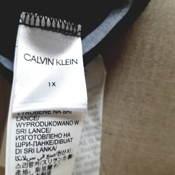 SOLD Calvin Klein Monogram Triangle Bralette 1X - Picture 4 of 5
